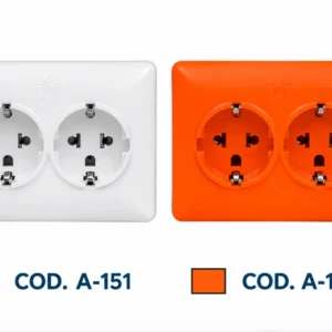 Tomacorriente Empotrable Shuko 2 Servicios 16A Star Electric A-151