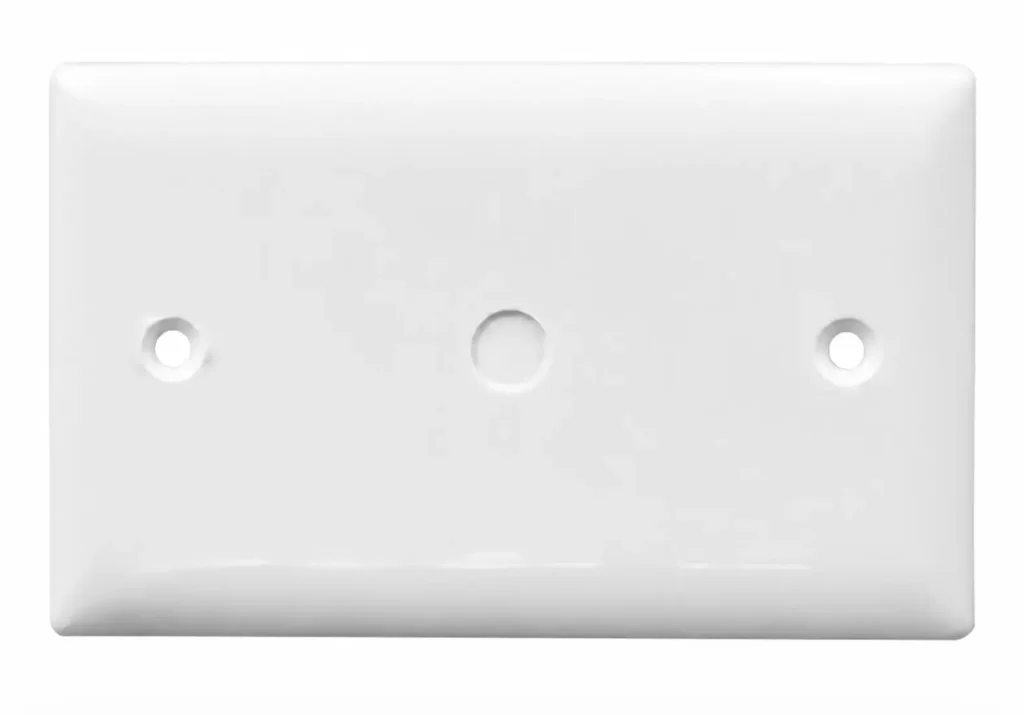 Placa Ciega Rectangular PVC Star Electric A-044