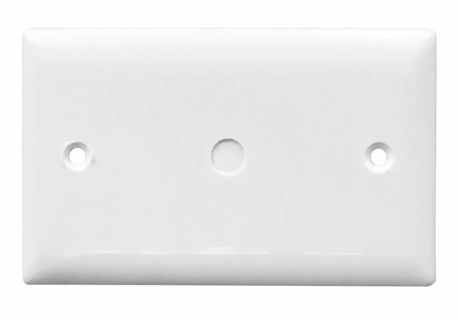 Placa Ciega Rectangular PVC Star Electric A-044