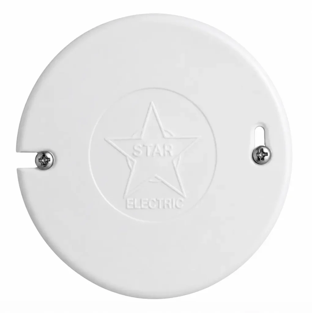 Placa Ciega Octogonal PVC Star Electric A-046