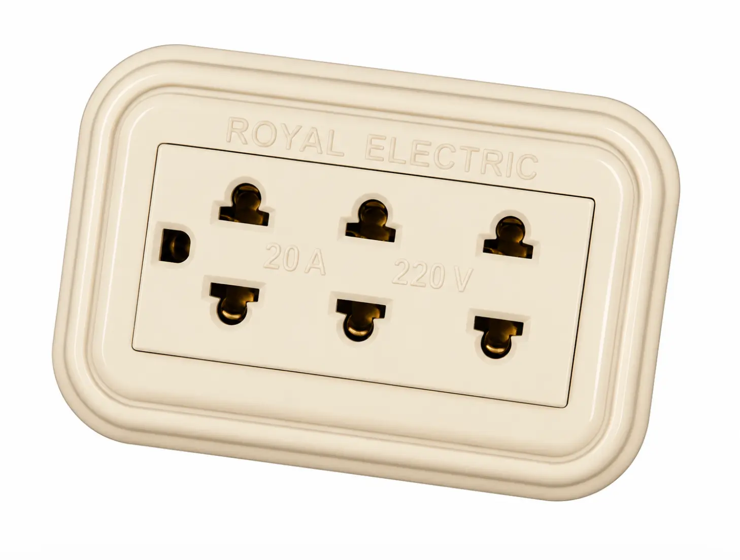 Tomacorriente de Sobreponer 3 Servicios 20A Star Electric A-092