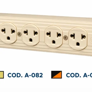Tomacorriente de Sobreponer 4 Servicios 15A L/T Star Electric A-082
