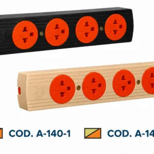 Tomacorriente de Sobreponer 4 Servicios 25A L/T Star Electric A-140