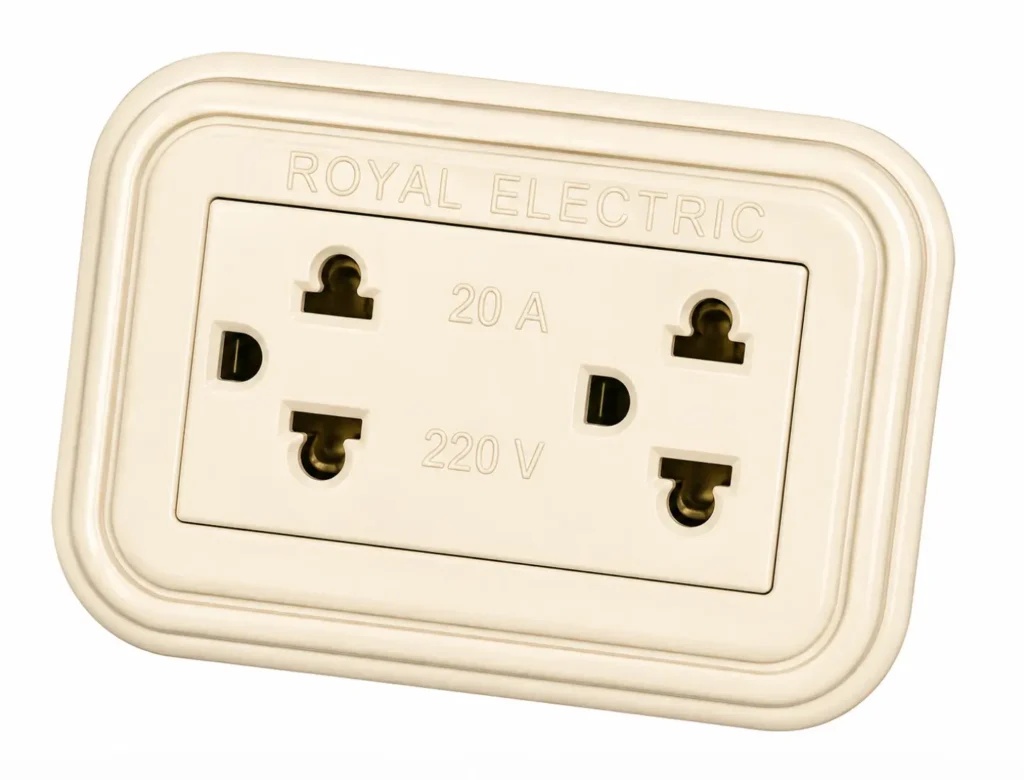 Tomacorriente de Sobreponer 2 Servicios 20A L/T Star Electric A-091