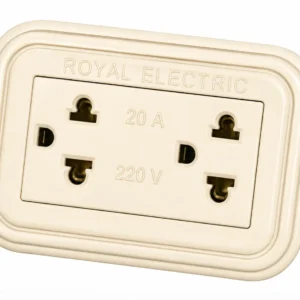 Tomacorriente de Sobreponer 2 Servicios 20A L/T Star Electric A-091