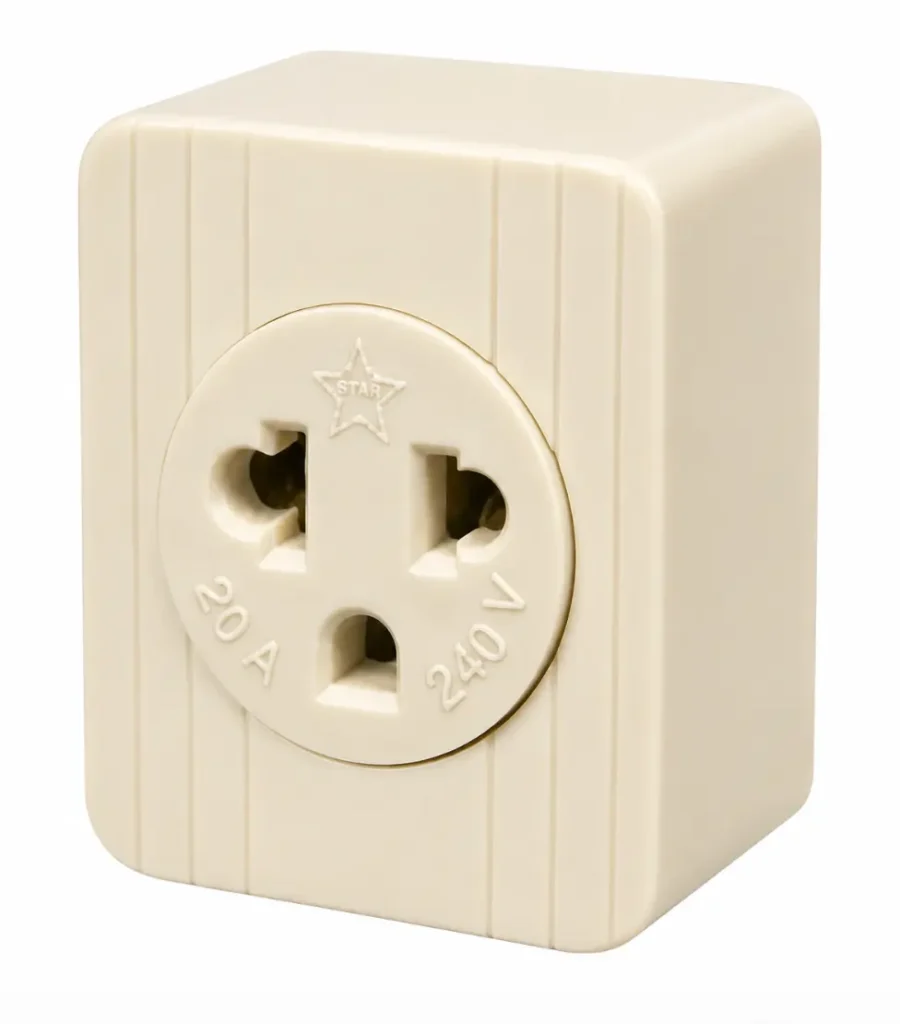 Tomacorriente de Sobreponer 1 Servicio 20A L/T Star Electric A-055