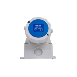 Tomacorriente Adosado 2P+T 16A 200-250V IP67 Azul