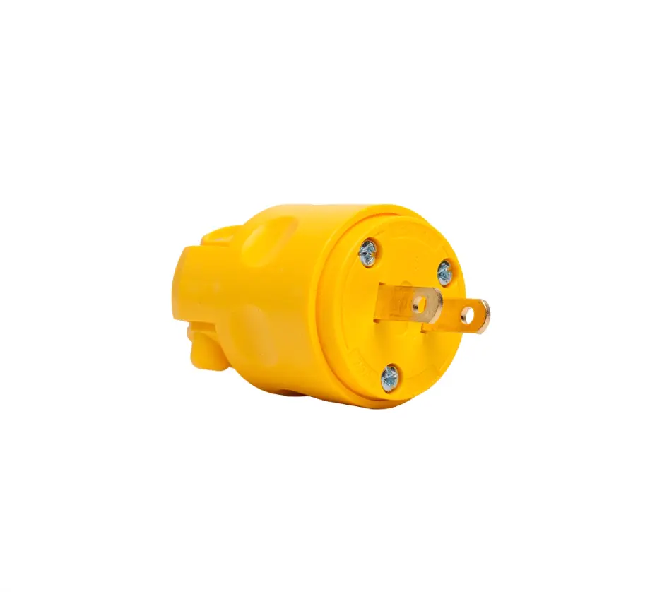 Enchufe Monofásico 2P 25A 125-230V Amarillo