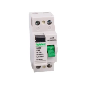 Interruptor Diferencial 2P 25A-40A 200-250V IP20 Gris