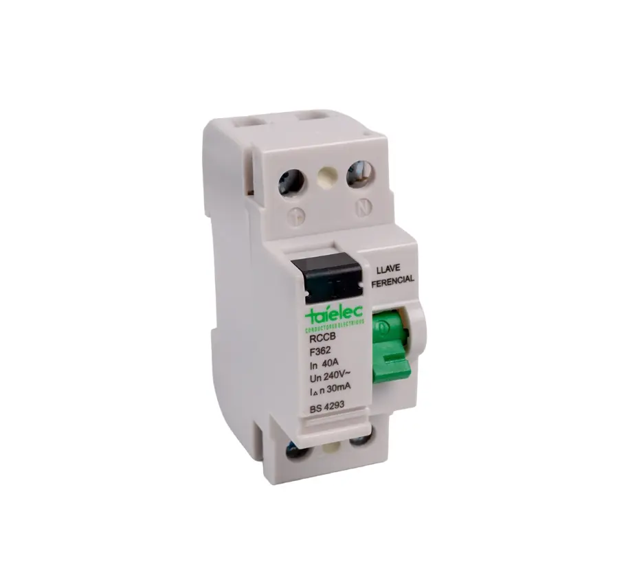 Interruptor Diferencial 2P 40A 200-250V IP20 Gris