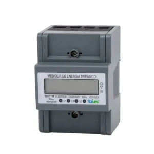 Medidor de Riel Trifásico 15A 200-250V 4P IP20 Gris
