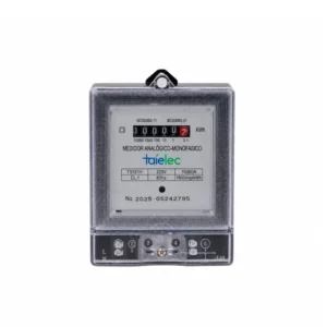 Medidor Análogo Monofásico 15A 200-250V 2P IP20 Gris