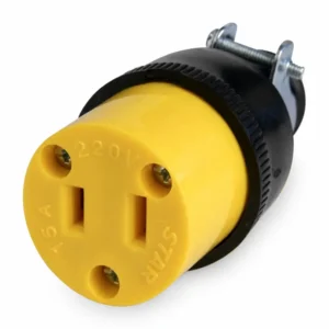 Conector 15A 2 Hilos 220V con Abrazadera Metálica Star Electric A-026