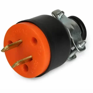 Enchufe 20A 2 Hilos 220V con Abrazadera Metálica Star Electric A-098