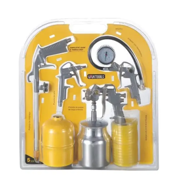 Pack de Accesorios para Compresora 5 Piezas Uyustools SPA05U