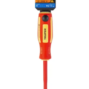 Desarmador Dieléctrico de Cruz 1/4" x 4" Truper DP-1/4X4D