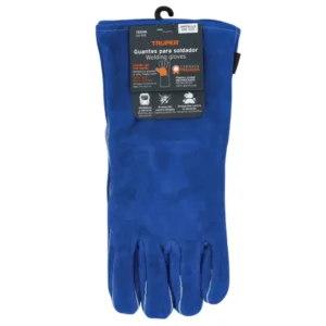 Guantes para Soldador Reforzados Azules Truper GU-515