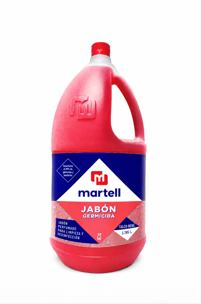 Jabón Germicida Talco Bebé 3.785 L Martell