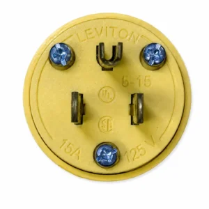 Enchufe Industrial Leviton 15A 125V 5-15