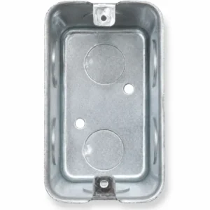 Caja Eléctrica Rectangular Metálica