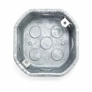 Caja Eléctrica Octagonal Metálica