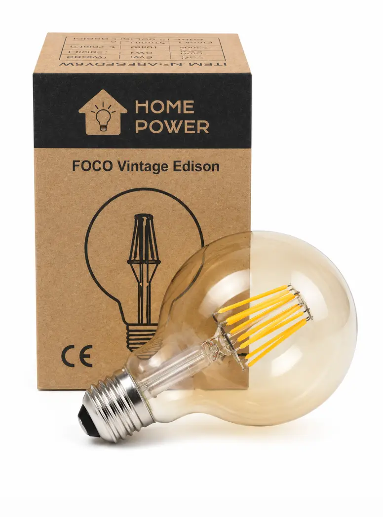 Foco LED 6W Vintage Edison Home Power