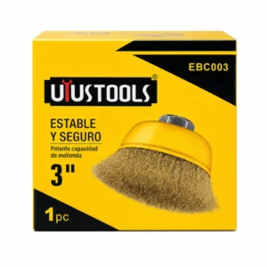 Escobilla Copa Rizada 3 Pulgadas Uyustools EBC003