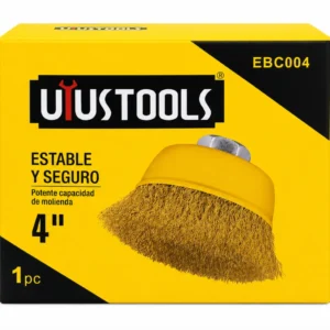 Escobilla Copa Rizada 4 Pulgadas Uyustools EBC004