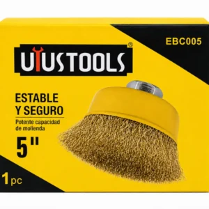 Escobilla Copa Rizada 5 Pulgadas Uyustools EBC005
