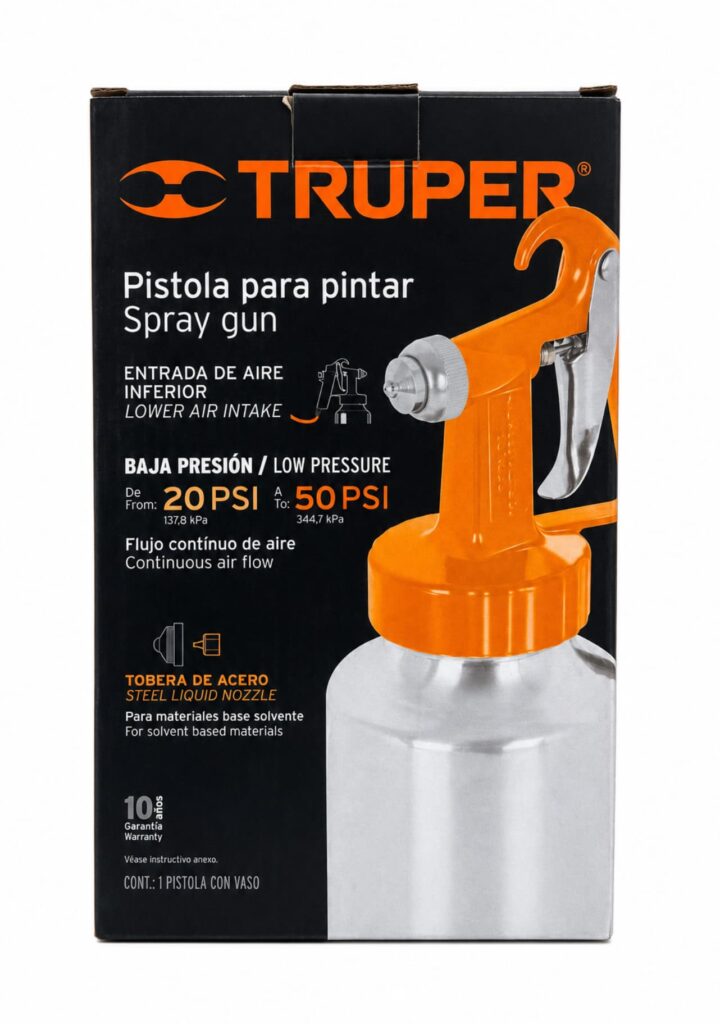 Pistola para Pintar Truper de baja presión