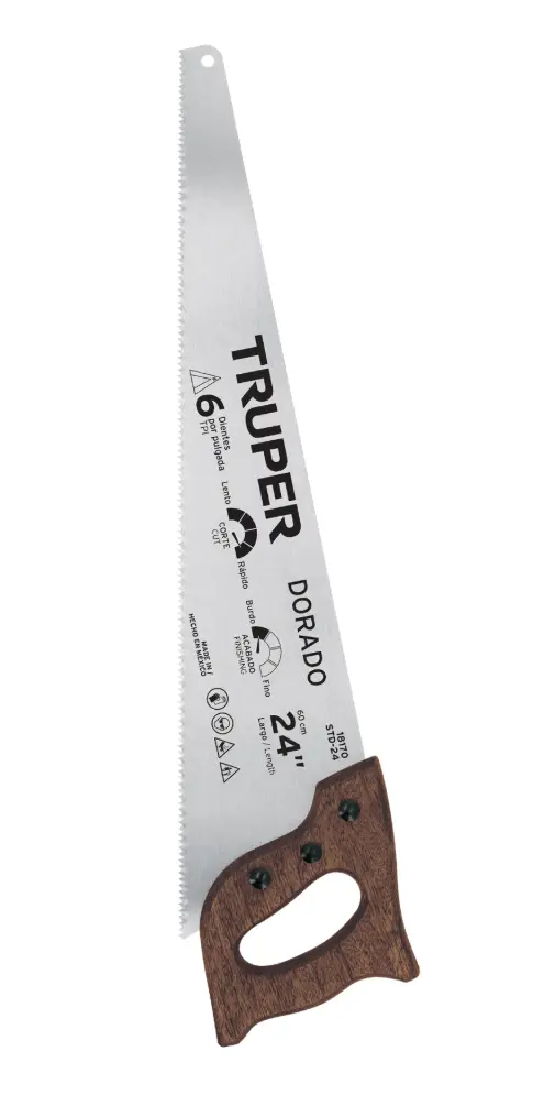 Serrucho Dorado 24" Truper STD-24 6 DPP