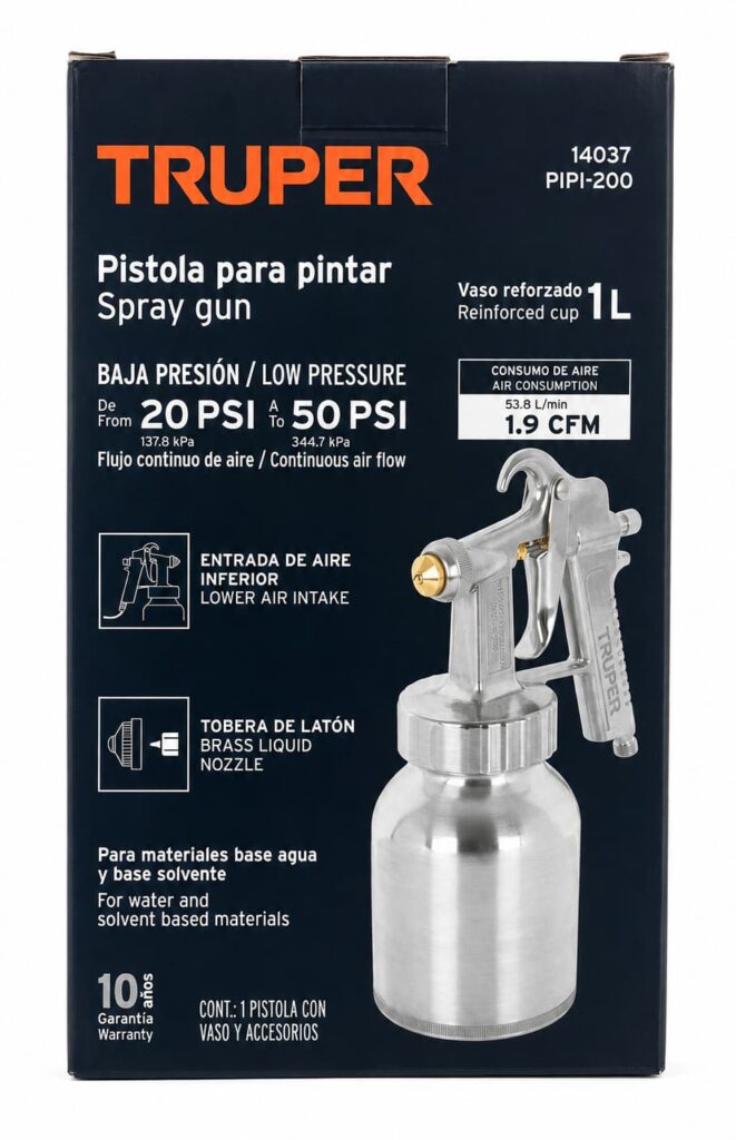 Pistola para Pintar Truper PIPI-200 Código 14037