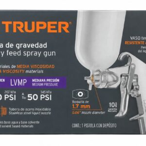 Pistola de Gravedad Truper PIPI-402 LVMP Código 101856