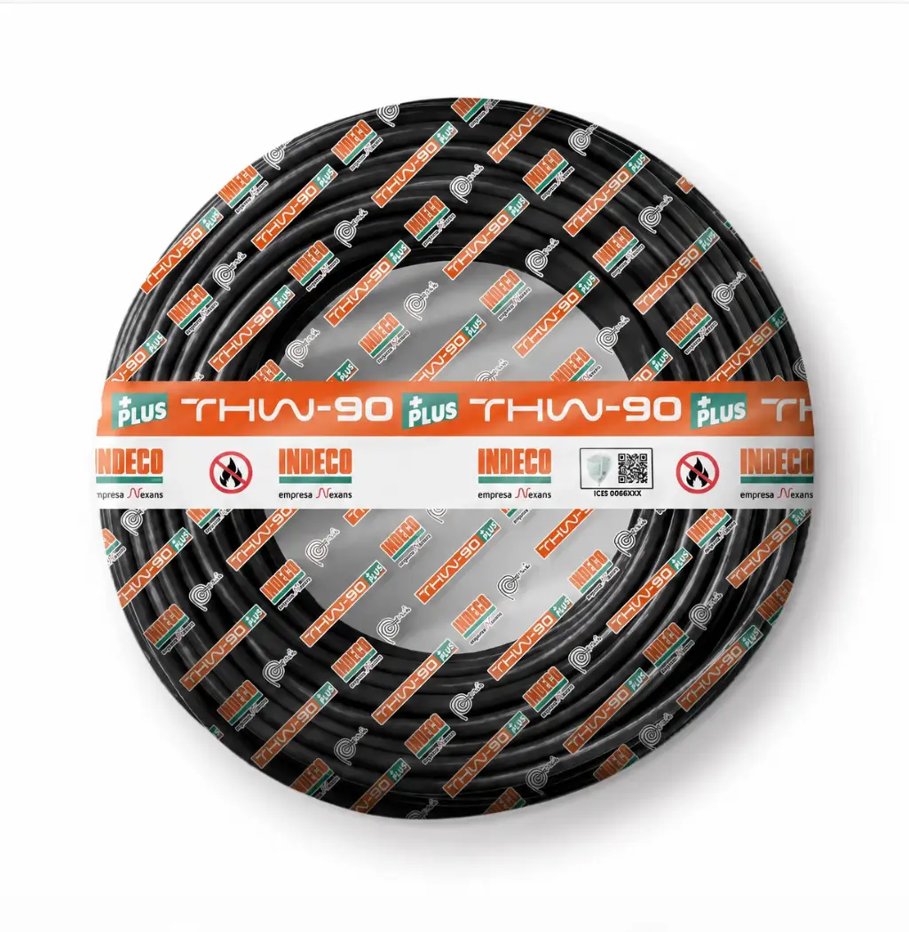 Cable THW-90 Plus 6 AWG 450/750V Indeco - Imagen 2