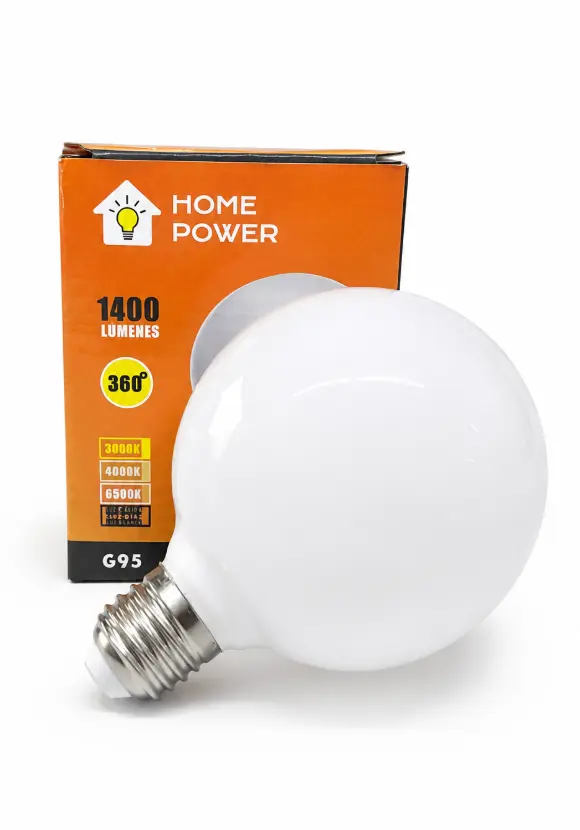 Foco LED Globo G95 14W 1400 Lúmenes Home Power