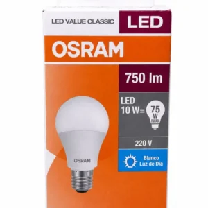 Foco LED 10W 750 Lúmenes E27 Luz de Día Osram