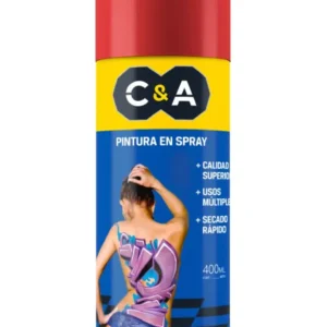 Pintura Spray Rojo Fuego #73 400 ml C&A