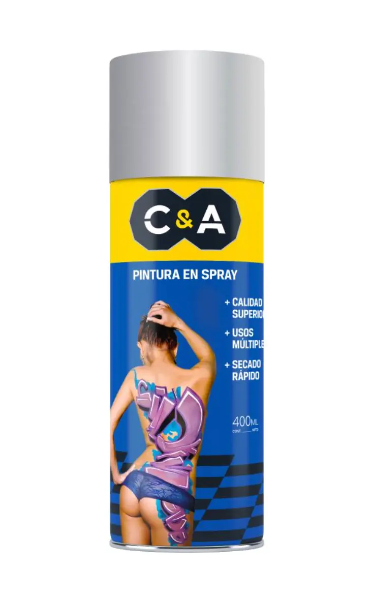 Pintura Spray Aluminio #26 400 ml C&A