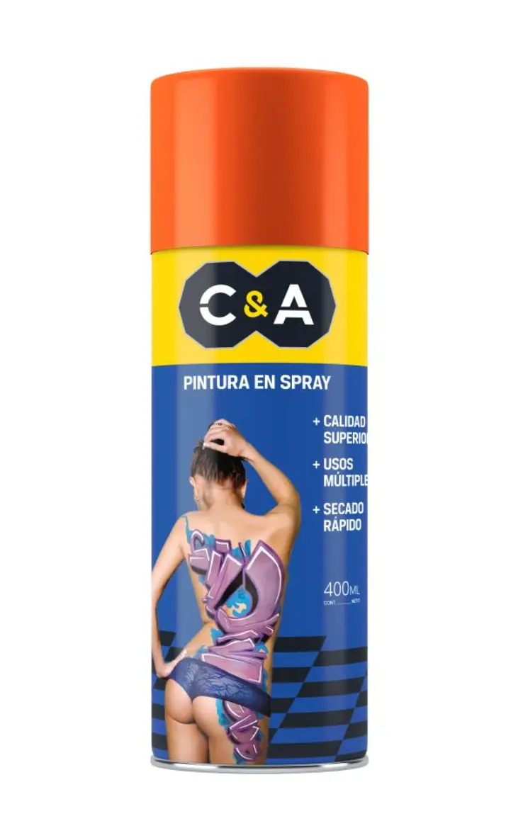 Pintura Spray Naranja #65 400 ml C&A