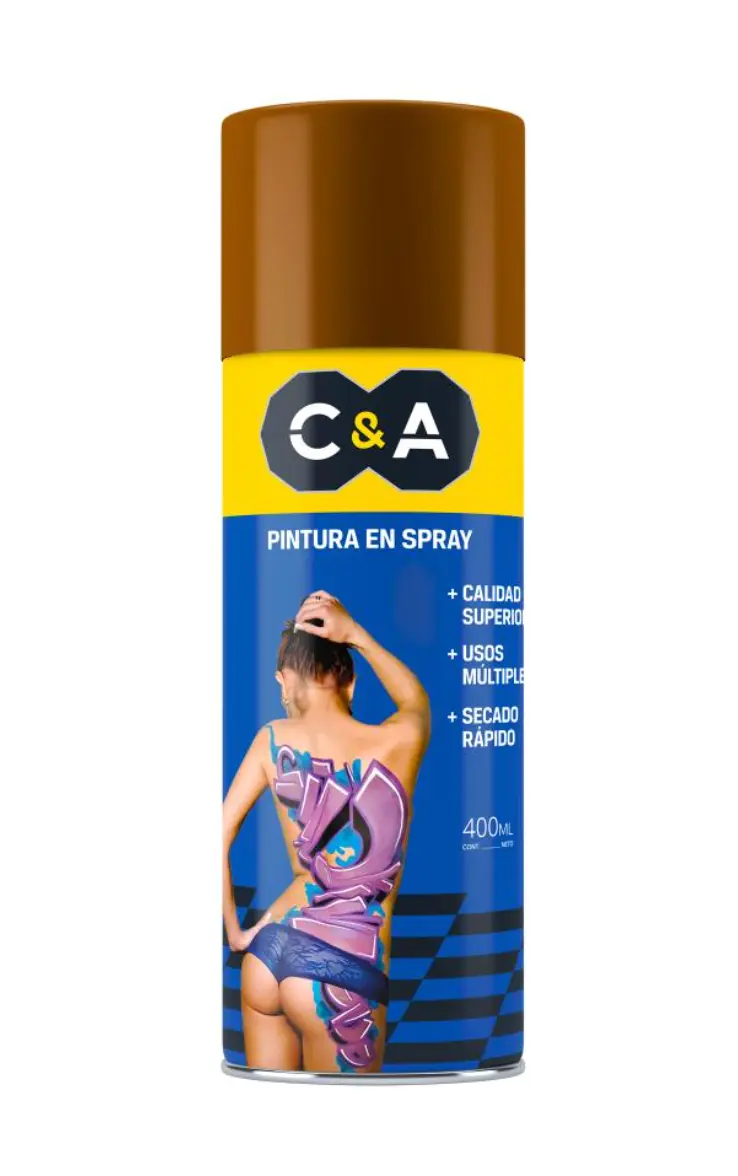 Pintura Spray Chocolate #7602C 400 ml C&A