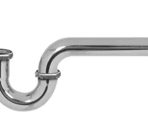 Trampa P de Acero Inoxidable Cromada 1-1/2 pulgadas Metusa MASA024C