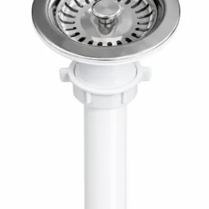 Desagüe Canastilla Premium 3-1/2 x 8 pulgadas para Lavadero de Cocina Metusa MASB023B