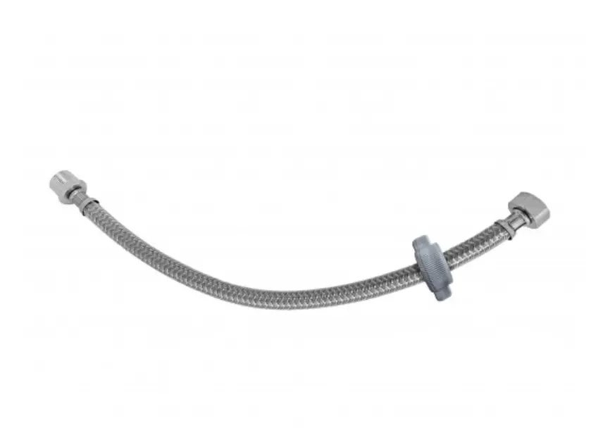 Tubo de Abasto de Acero Inoxidable Reforzado 1/2 x 1/2 pulgadas x 100 cm M-H Metusa MAST546R