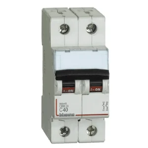 Interruptor Termomagnético Monofásico C40 2P 40A Bticino FN820YC40