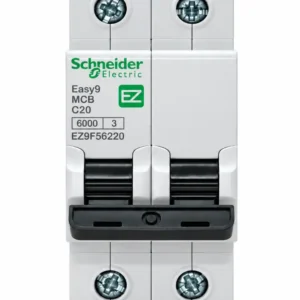 Interruptor Termomagnético Monofásico C20 2P 20A Schneider Electric Easy9 EZ9F56220