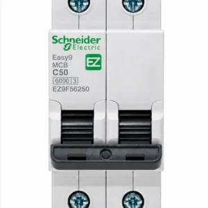Interruptor Termomagnético Monofásico C50 2P 50A Schneider Electric Easy9 EZ9F56250