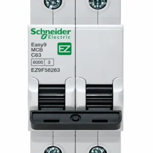 Interruptor Termomagnético Monofásico C63 2P 63A Schneider Electric Easy9 EZ9F56263