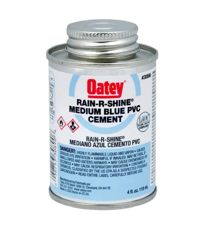 Cemento para PVC Azul Alta Humedad 4 oz 118 ml Oatey