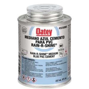 Cemento para PVC Azul Alta Humedad 8 oz 237 ml Oatey