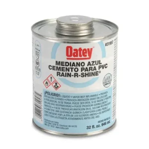 Cemento para PVC Azul Alta Humedad 32 oz 946 ml Oatey